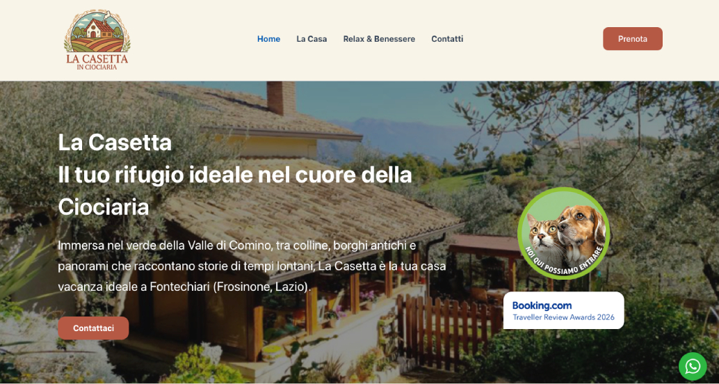 la casetta in Ciociaria sito